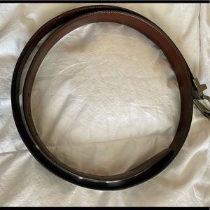 Perry Ellis Men’s Belt Size 44 Black Leather